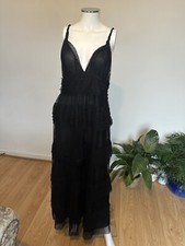 Zara ZW COLLECTION TULLE DRESS WITH RUFFLES