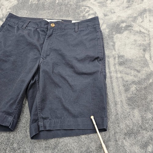Tailor Vintage Greenwich Slim Fit Chino Shorts Men's Size 34 Blue Stretch Indigo - Picture 4 of 12