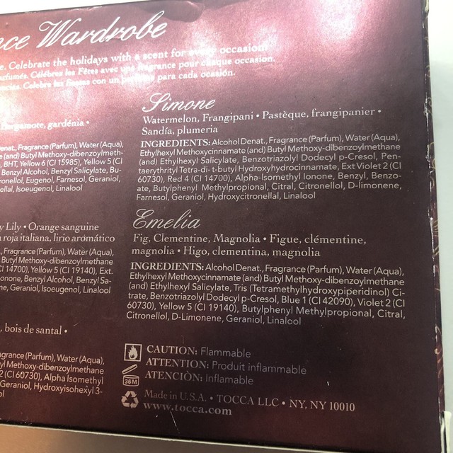 Tocca Fragrance Wardrobe Eau De Parfum Rollerball Set For Sale Online Ebay