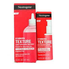 New Neutrogena Stubborn Texture Liquid Exfoliating Treatment Niacinamide Serum