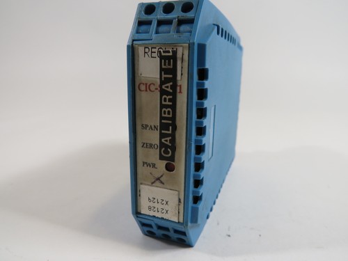 SCI CIC-SG71 DIN Rail Strain Signal Conditioner *Cosmetic Damage* USED