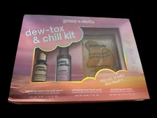 Grace & Stella 5 EYE MASK +Hydro Acid +rose Spray (Dented Box)