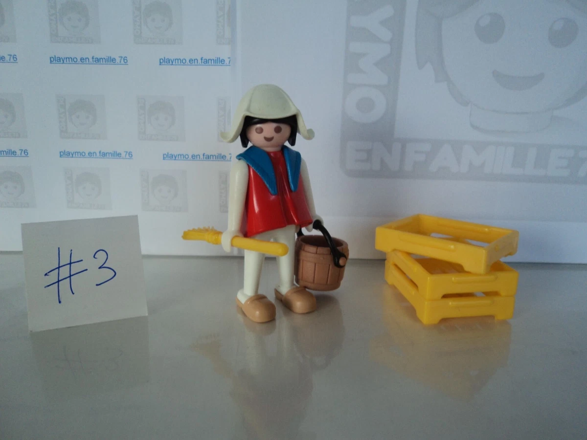Playmobil Ferme 3556 De 1982 - Avec Tracteur 3500 Et Animaux - Vintage