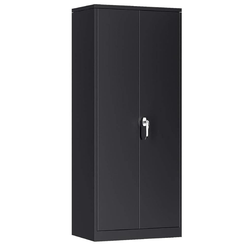 72'' Tall Metal Garage Storage with 2 Doors 4