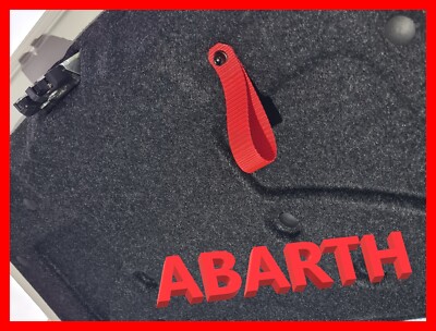 ABARTH 595 Kofferraum-Schlaufe ROT Competizone Turismo Pista Fiat 500