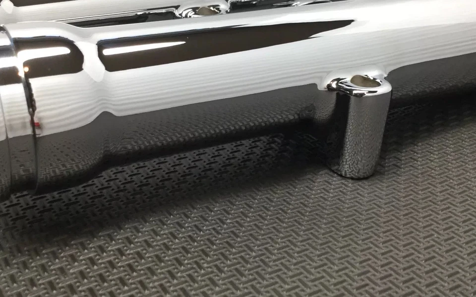 Pata de horquilla Harley Slider Wide Glide Dyna 1994-06 cromada lado derecho G593 EXTRACTA Foto 4 de 4