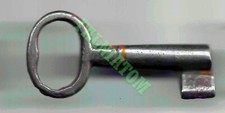 Vintage Hollow Barrel Skeleton Key - Approx 1.75" Long