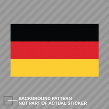 German Flag Sticker Decal Vinyl Germany