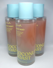 VICTORIA'S SECRET PINK COCONUT COAST BODY MIST 8.4 FL OZ EACH 3