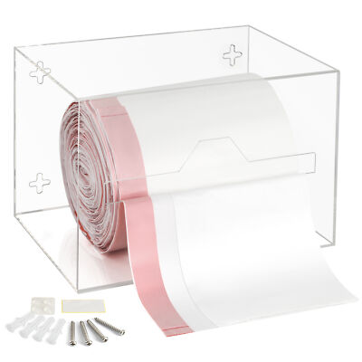 Large Trash Bag Holder Dispenser - Acrylic Garbage Bag Dispenser Roll Holder