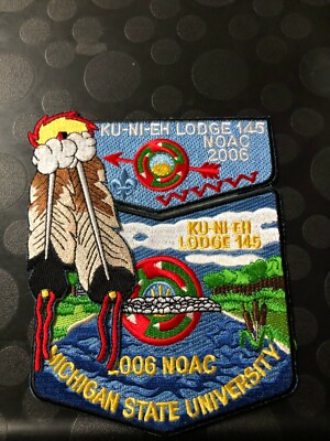 OA KU-NI-EH LODGE 145 2006 NOAC TWO PIECE SET