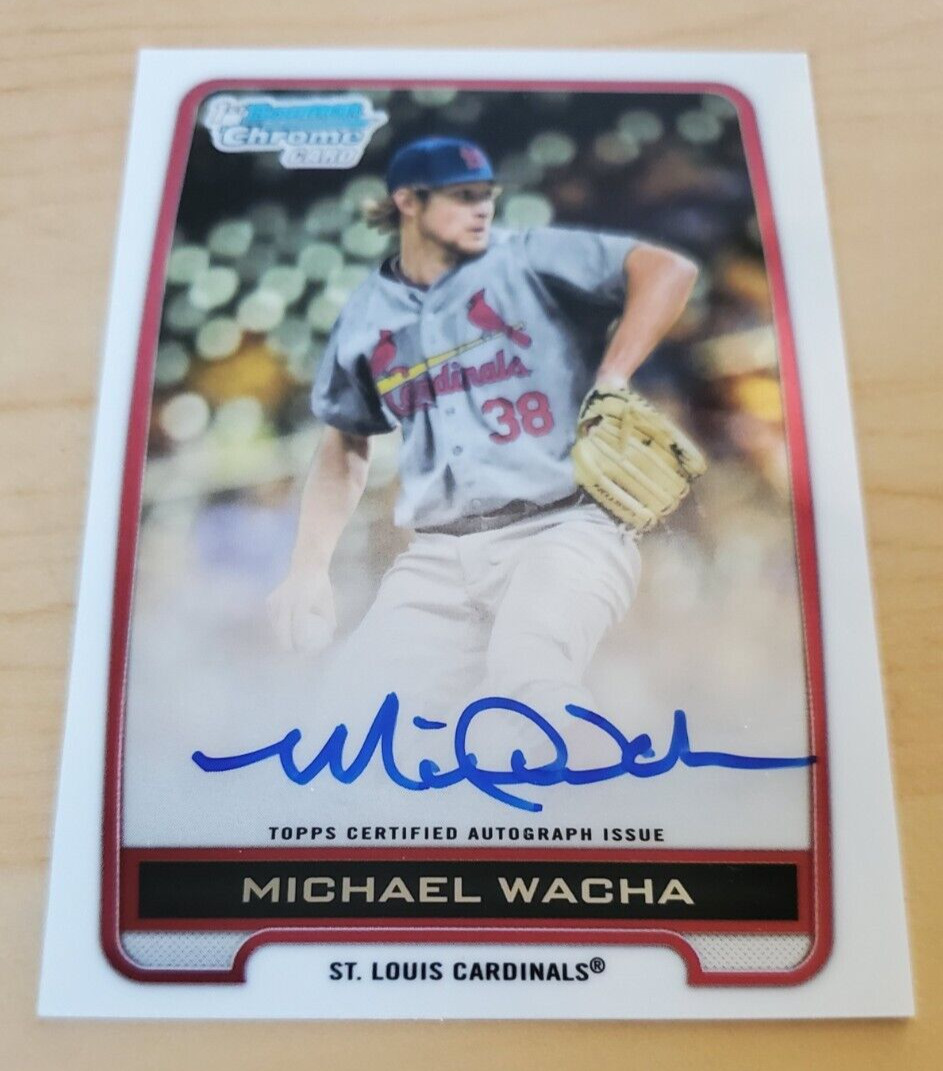 2012 Bowman Chrome Draft Michael Wacha Auto # BCA-MW St. Louis Cardinals