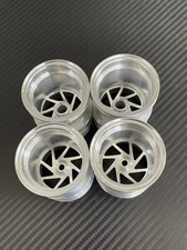 vintage Tamiya wild willy 2 mad bull alloy wheels set a type