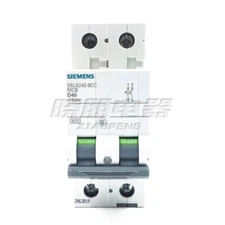 1pcs SIEMENS AC Miniature Circuit Breaker MCB 5SL6240-8CC 2P D40 40A