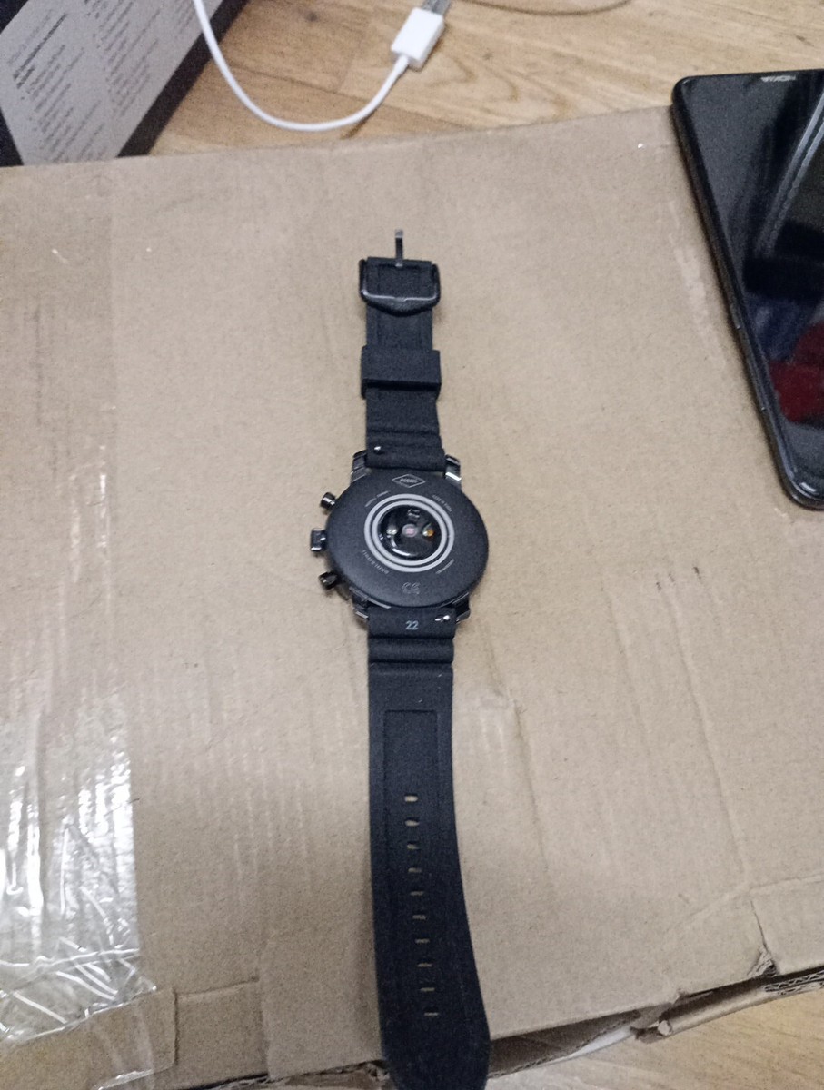 Fossil FTW4018 Men's Gen Explorist HR Silicone Touchscreen