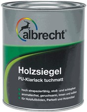 albrecht Holzsiegel PU-Klarlack tuchmatt farblos 125ml Neu & OVP