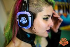 BEST Silent Disco Sound System 3 Channel LED Single Headphone  12 Hour Battery