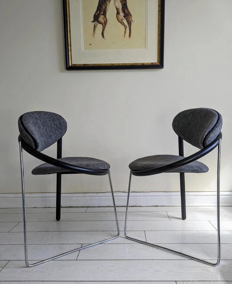 2 Designer Chairs 1980 Pierre Mazairac & Karel Boonzaaijer Castelijn Danish - Image 2 of 4