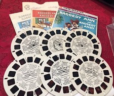 Viewmaster 3 Reels Raggedy Ann And Andy 2 Sets Of Reels And Booklets B406 1971