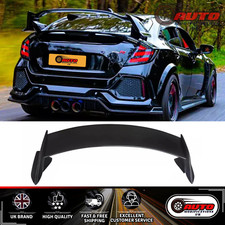Honda Civic FK7 10th Gen Rear Boot Spoiler Wing Kit Type R Gloss Black 2016-21