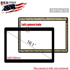 10.1" Digitizer Touch Screen Glass Panel For Sky Devices Pad 10 Tablet NEW USA