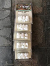 NEW Feeney 7072-PKG Small White End Cap - Pack of 10