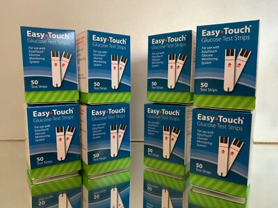 Easy Touch Blood Glucose Test Strips 400 CT. EXP 05/2027. FAST FREE SHIPPING 