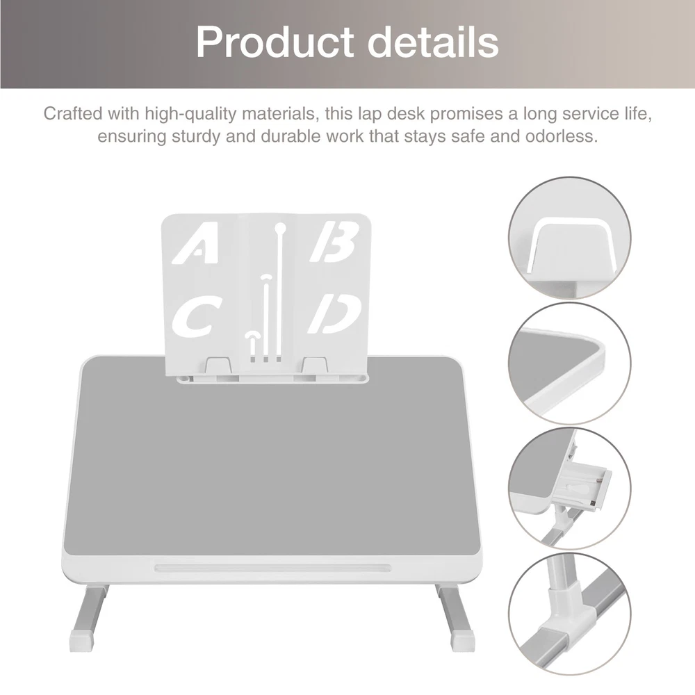 Ergonomic Adjustable Portable Laptop Stand Riser Holder for Desks