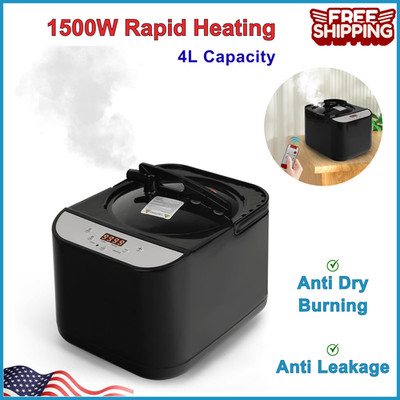 Larger Sauna Steamer 4L, 1500W Steam Generator, Steamer Pot with Remote Control