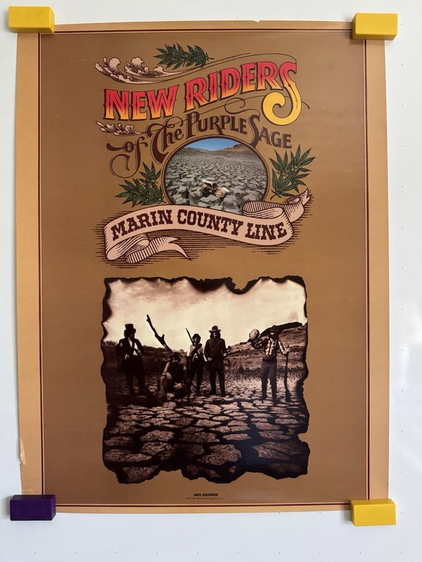 New Rders of the Purple Sage Poster - Marin County Line 18” X 24”