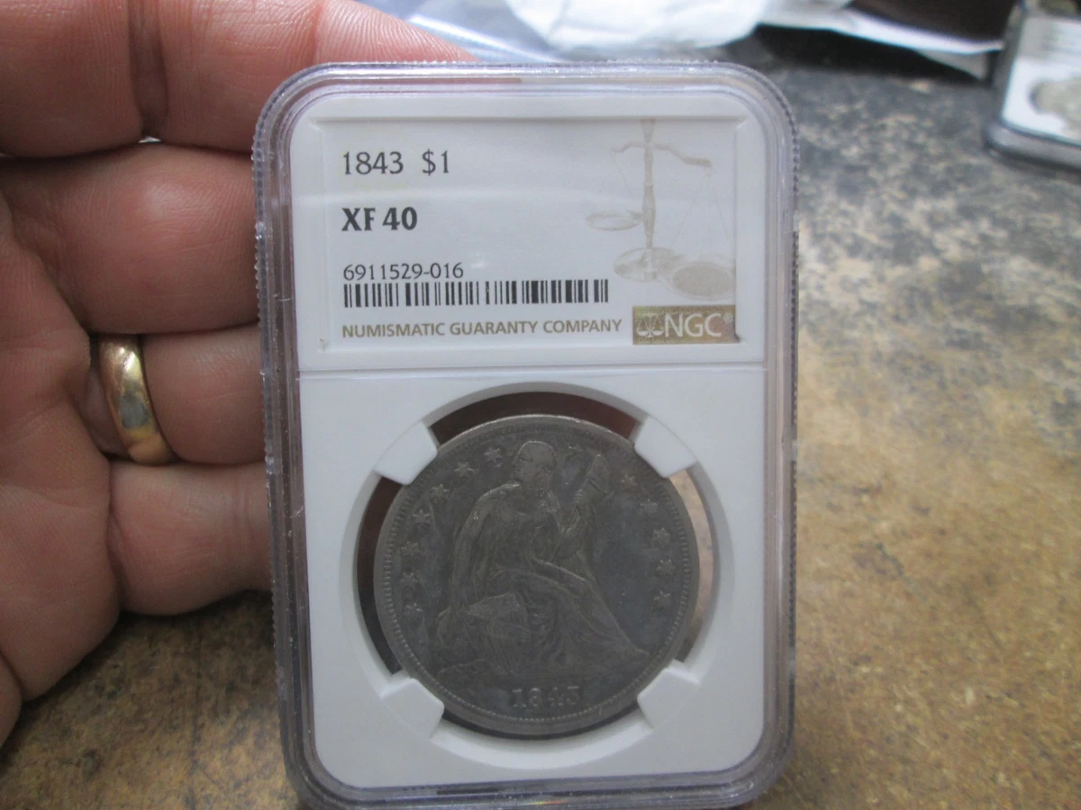 1843 Year Seated Liberty US Dollars (1840-1873) for sale | eBay