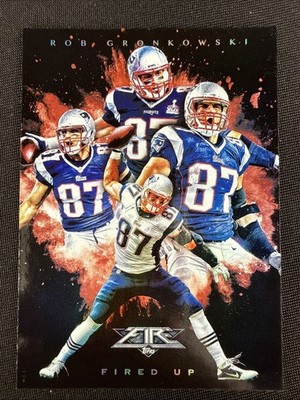 Rob Gronkowski 2015 Topps Fire Football Fired Up SSP #FIU-RG