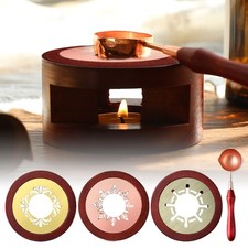 Sealing Wax Furnace Kit Warmer Melting Spoon Tool Stamp Candle Stamp CW