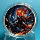 Hayleybug 1/2 oz .999 Silver Round “Frizzled Fire Fox” Colorized #3/15