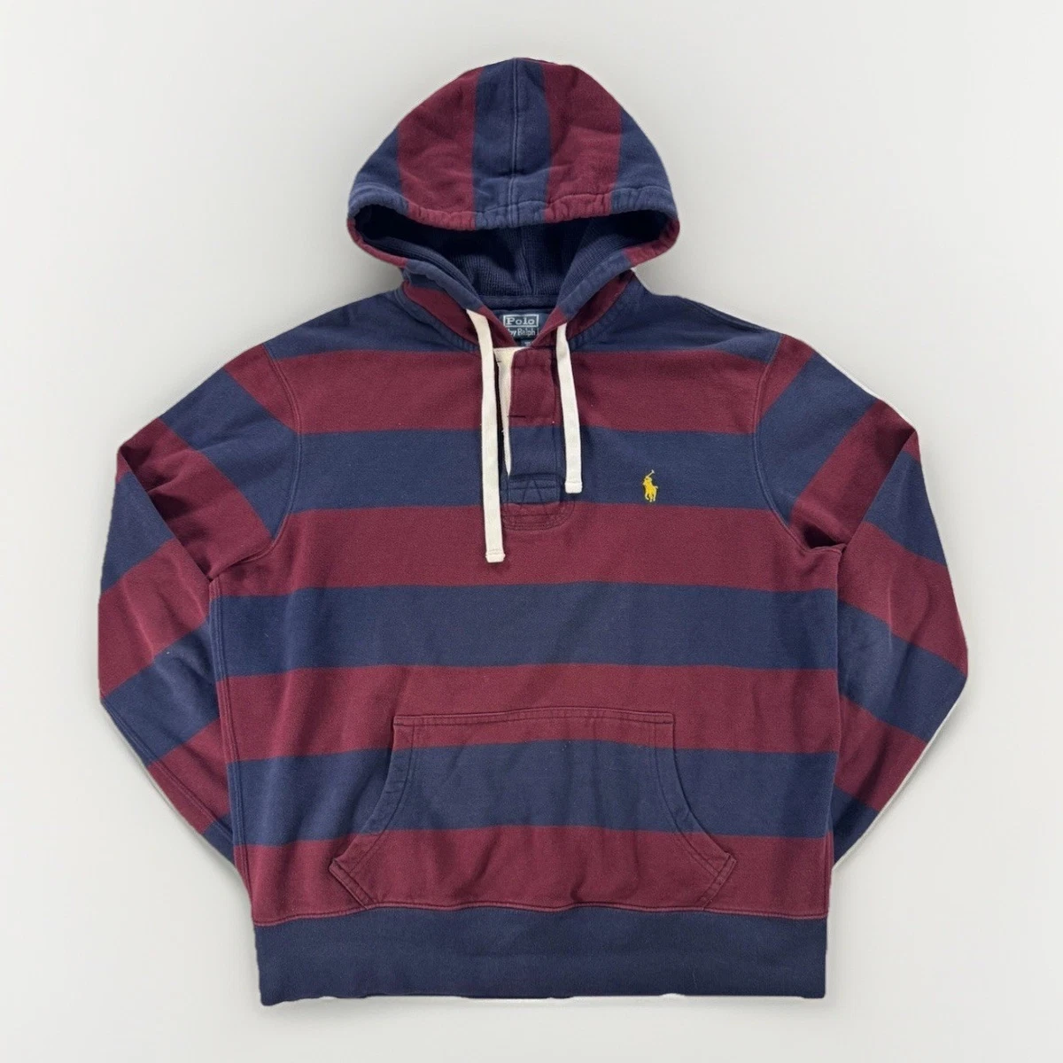 希少⭐️RRL Striped Hoodie with Red Lining M Polo Ralph Lauren Striped Hoodies for Men for Sale | Shop Men's