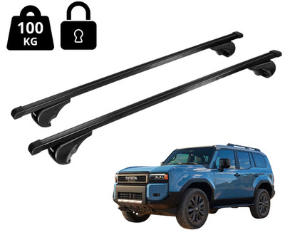 Nordrive Dachträge Querträgerr Für Toyota Land Cruiser J25 2024+ Schwarz, 127 cm