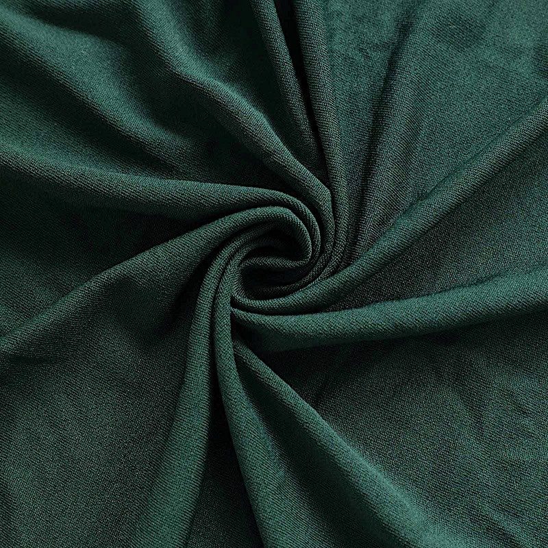 Hunter Green COCKTAIL SPANDEX TABLE COVER Fitted Party Home Tablecloth Kitchen