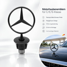 Für Mercedes W221 Motorhaube Stern schwarz OE A2218800086 Haubenemblem Emblem Für Mercedes W221 Motorhaube Stern schwarz OE A2218800086 Haubenemblem Emblem