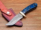 8.0" Custom Handmade Damascus Blade Camping Hunting Knife Skinning Knife TR-9115