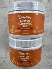 Zesty Paws Allergy Immune Bites Supplement for Dogs 100 Chews Best By 09/2026