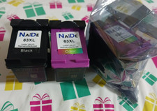 Naide Ink Cartridge Replacement HP 63XL High Yeild Combo hp Envy Black 2 color