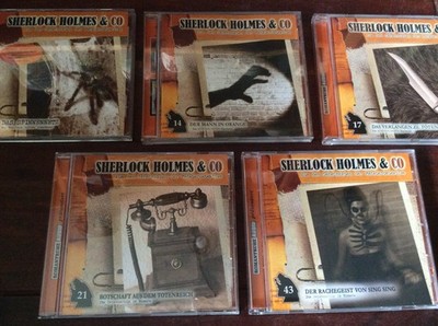 Sherlock Holmes & Co 5 14 17 21 43  [5 CD]  Rachegeist Von Sing Sing Mann Orange