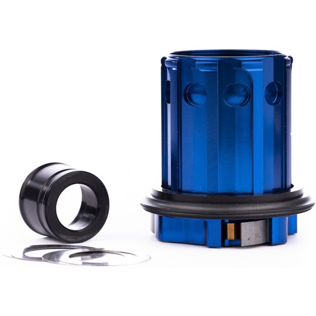 Tune Rear Hub Cassette Body for HG11sp Road, 12mm Thru-Axle, Blue Alloy
