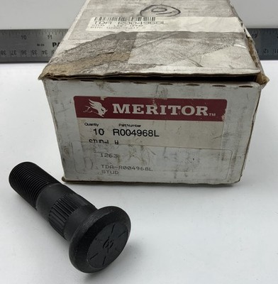 (10 Pack) : MERITOR R004968L Stud- Left Hand : New Old Stock