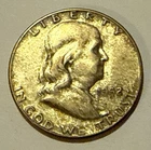 1952 Franklin Silver Half Dollar - 90% Silver
