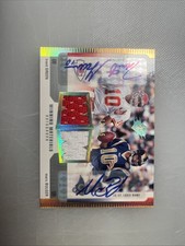 2005Upper Deck SPX Winning Materials Trent Green Marc Bulger Dual Relic Auto /25