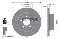 2X Textar Bremsscheibe 92257203 FüR BMW