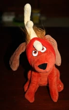 DR.SEUSS GRINCH STOLE CHRISTMAS SQUEAKY DOG TOY FETCH FOR PETS REINDEER MAX