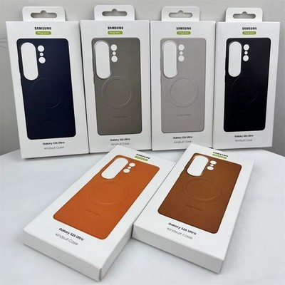 Samsung Galaxy S26 Ultra Plus Leather Sleeve Magnetic Case MagSafe Cover