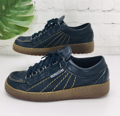 Mephisto Leather Air Relax Shoes Men display picture 1